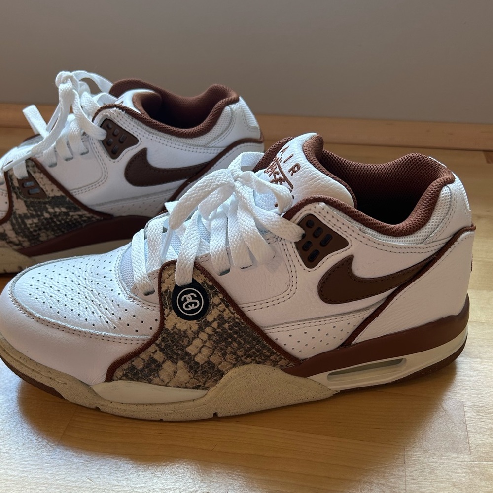 NWOT 2023 Nike Stussy x Air Flight 89 Low SP 'Pecan' - Men’s Size 6 Women’s 7.5